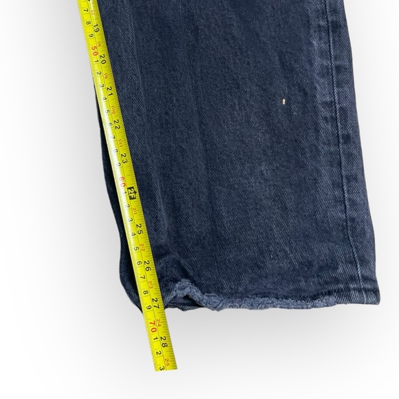 Abercrombie Fitch Women Jeans  Black Dad High Rise Size 29 - Picture 7 of 7